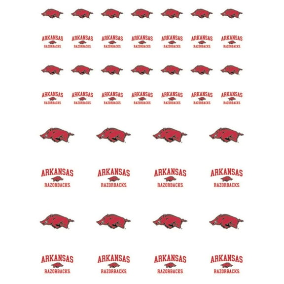 Arkansas Razor Backs Small Sticker Sheet - 2 Sheets