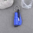 thumbnail image 4 of Martillo De Emergencia Martillo de seguridad, interruptor de ventana de escape de emergencia para coche con llavero (azul), 4 of 6