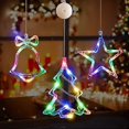 thumbnail image 1 of [Timer] 3Pcs Christmas Window Lights Decorations, Battery Powered Multicolor LED Sucker for Xmas Tree Fireplace Indoor Decor, 1 of 5