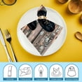 thumbnail image 6 of WYYP Dog Paw Polyester Cloth Napkins for Party Dinner Decoration 2 PCS, 6 of 7