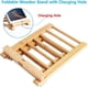 thumbnail image 3 of Soporte de bambú para tabletas y teléfonos móviles para escritorio, para iPhone, iPad, tabletas y todos los teléfonos (2), 3 of 5