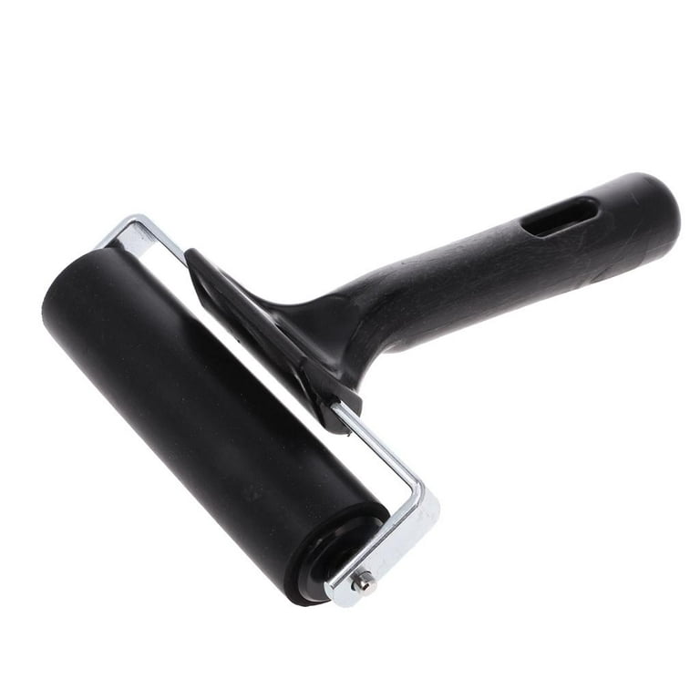 4-Inch Rubber Brayer Roller for Printmaking, Great for Gluing