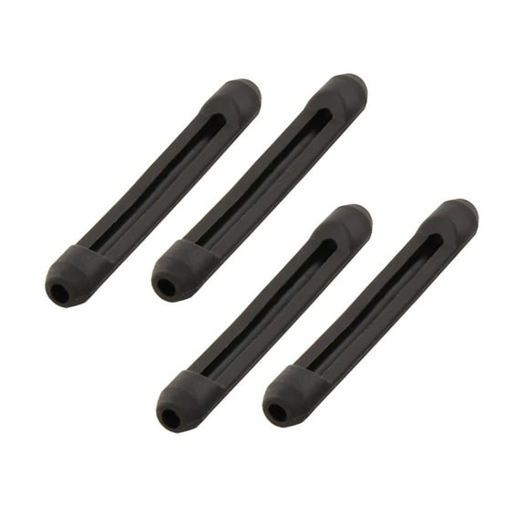 WORGEOUS  4 Pairs Non-slip Feet Men Temple Accessories Glasses Man Black