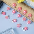thumbnail image 3 of Trianu 30 Pcs Mini Pearl Hair Clips for Girls Women Cute Hair Pins Small Hair Clips Pearl Clips for Hair Wedding Hair Barrettes Bridal Hair Accessories for Girls and Women, Pink, 3 of 7