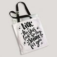 thumbnail image 2 of ABPHQTO Look At Stars Look How They Shine For You Inspiration Quote Canvas Bag Reusable Tote Grocery Shopping Bags Tote Bag 14x16 inch, 2 of 2