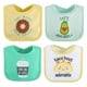 thumbnail image 3 of Juego de Baberos The Peanutshell Blanco Suaves y Absorbentes Unisex para Bebés, 3 of 6