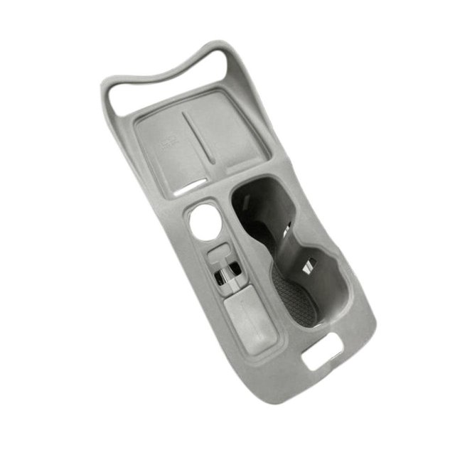 Car Center Console Storage Tray, Precise Fit, Soft Silicone, Double-Layer Partition, Anti-Slip and Dustproof