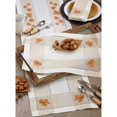 thumbnail image 4 of Saro Lifestyle Embroidered Leaf Hemstitch Placemat (Set of 4), 4 of 4