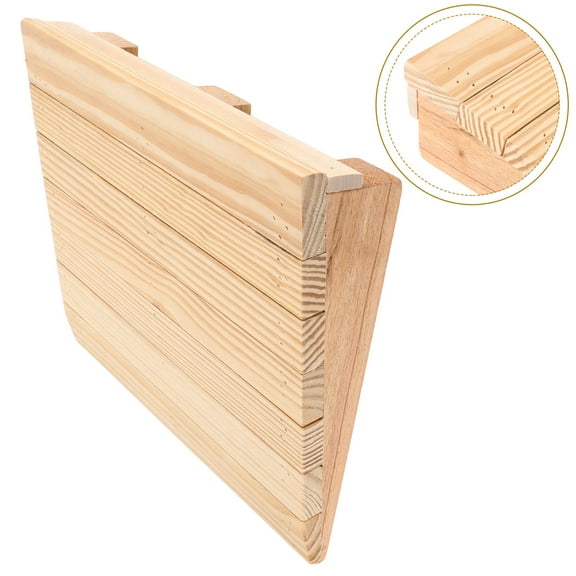 LOLIPPYY Rise Threshold Ramp Ramp Wooden Damage Resistant For Wheelchair 1Set