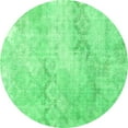 thumbnail image 1 of Ahgly Company Indoor Round Persian Green Traditional Area Rugs, 4' Round, 1 of 1