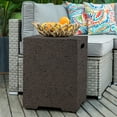 thumbnail image 3 of VENTOPYR Outdoor Hideaway Tank Table for Gas Fire Pits, Hides Standard 20lb 16-inch Propane Tank Cover w Side Handles (Rusty Red), 3 of 8