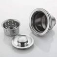 thumbnail image 4 of PRIME - 2Pack Kitchen Bar Stainless Steel Sink Strainer Drain Head Stopper Filter Basket, 4 of 6