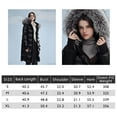 thumbnail image 7 of Women's winter padded goose down jacket, plus size long down jacket parka women's hooded, thickened, 7 of 7