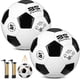 thumbnail image 1 of Balones de fútbol Sappy, tamaño 4, color blanco y negro, con bomba, 2 unidades, 1 of 6