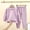 Purple, variant on Swuxness Toddler Sweatshirt Sets, Kids Long Sleeved Sets, Fashion Boys' Casual Long Sleeve Round neck Collar Botton Long Pants Hoodless Sweatshirts Beige, 4 Years