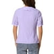 thumbnail image 3 of BLUSA DE BOTONES CON COLLAR PETER PAN Y VOLANTES DE GINGHAM PARA MUJERES INSPIRE CHIC TAMAÑO XS LILA CLARO, 3 of 6