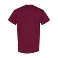 thumbnail image 2 of Gildan Mens Heavy Cotton T-Shirt, M, Maroon, 2 of 2