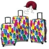 American Tourister Moonlight Hardside 3 Piece Spinner Bundle 21 24 28 With Travel Pillow