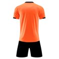 thumbnail image 5 of NAISIBABY Boys Active Shorts Sets, Performance T-Shirt Basketball Shorts Athletic Outfit 2-Piece Summer Activewear Orange Size 4, 5 of 5