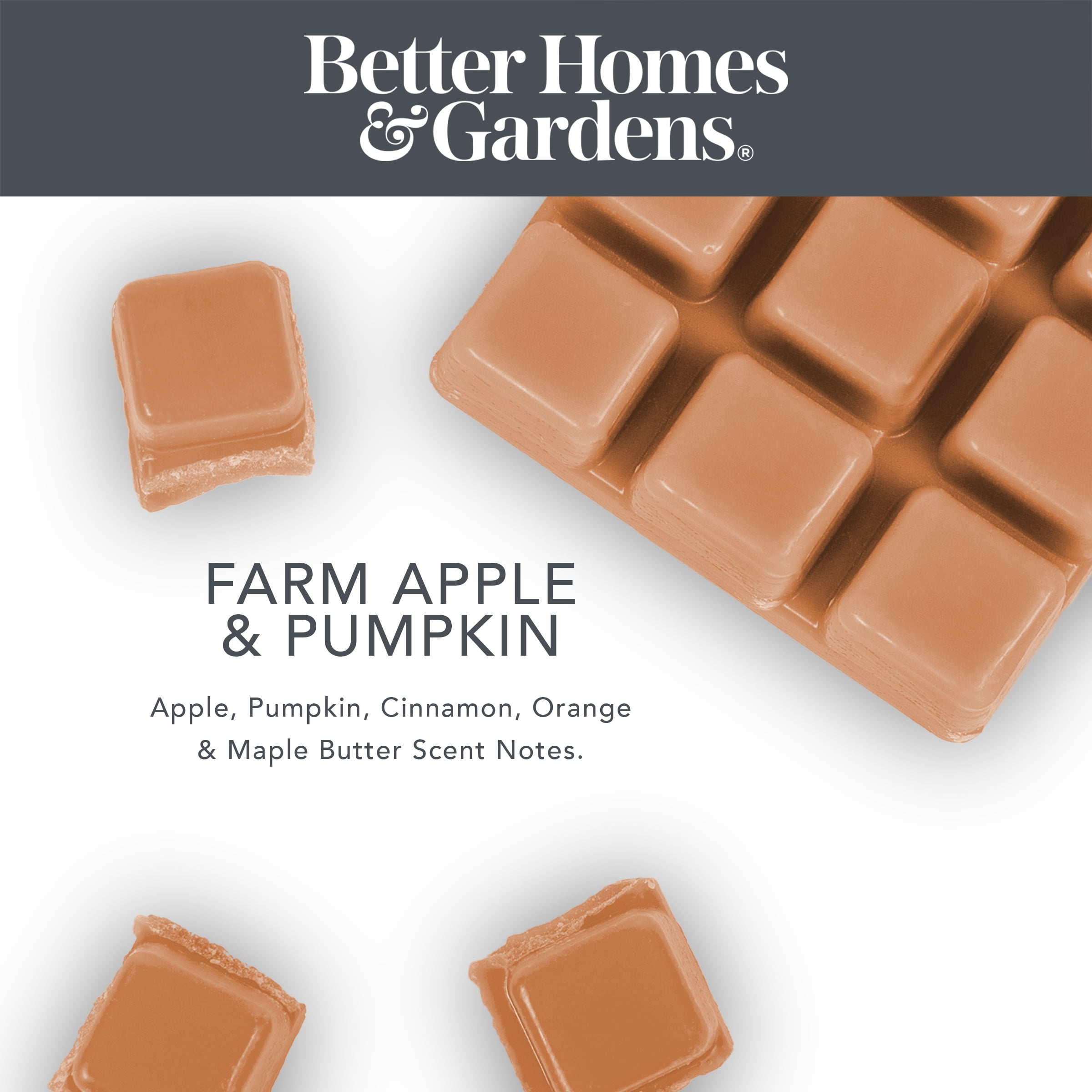 Farm Apple Pumpkin Scented Wax Melts, Better Homes & Gardens, 5 oz (Value Size)