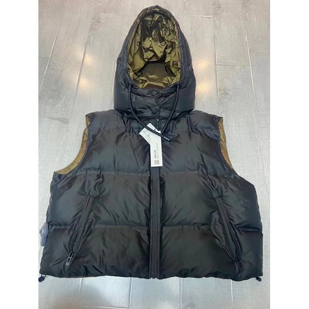 Chaleco acolchado con capucha para mujer, abrigo informal sin mangas, Chaqueta de algodón, ropa de calle, otoño e invierno, novedad