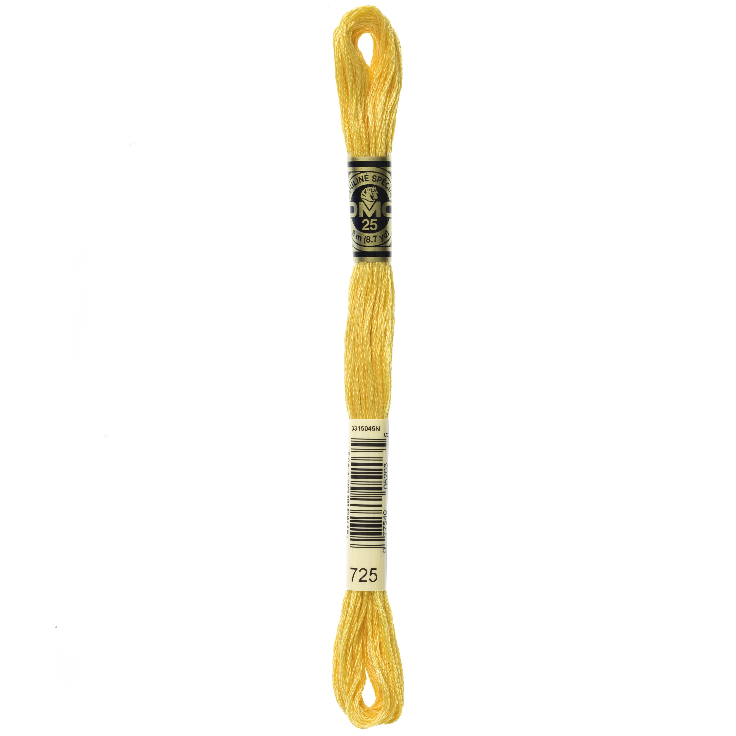(2 pack) DMC Mouline 117-725 Six-Strand Embroidery Thread, Topaz, 8.7-Yards