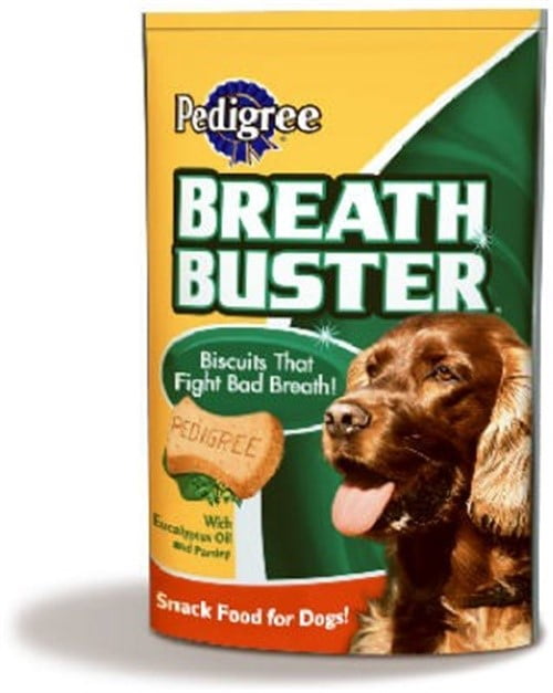 pedigree breath buster dog biscuits