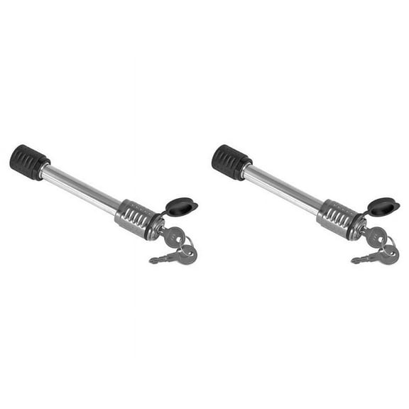 Deadbolt 5/8 Inch Hitch Pin Lock For 2 Or 2-1/2 Inch Receivers - Keyed-Alike 2-Pack (RH-5XL-KA2)