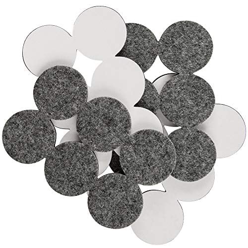 Gray 1-1/2 Inch SoftTouch 4758395N Hardwood Floor Protector Self Stick Felt Furniture Pads