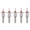 5PCS 8x10mm, variant on 5Pcs Multifunction Limit Taper Hole Round Shank Countersink Drill Bit with Adjustable Depth Stop for Woodworking