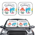 thumbnail image 2 of Vsdgher Gnomes Summer Print Car Windshield Sun Shade, Reflective Sunshade Window Sunshade Sun Visor Protector Fit for Cars,Trucks,SUVs-Small, 2 of 6