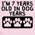 thumbnail image 2 of CafePress - 7 Years Old In Dog Years Body Suit - Baby Light Bodysuit, Size Newborn - 24 Months, 2 of 4