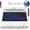 Black, variant on Grounding Mat for Bed, Grounding Mat with 10% Silver Fiber and 90% Cotton, 27’’x76’’ Connected Earth Grounding Sheets with Outlet Tester and Grounding Cord (King)