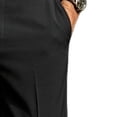 thumbnail image 5 of IROINNID Men's 2 Piece Short Sleeve Waffle Shirt and Dress Pants Set Pleated Front Belt Loops Business Casual Workwear Suit, 5 of 5
