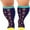 Black Model B, variant on LYMAYTER Compression Socks for Woman Man Plus Size Running Sport Socks High Elastic Socks 2XL-4XL