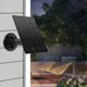 thumbnail image 3 of Panel solar para cámara exterior con batería recargable, con micrófono USB+tipo C, cable de carga de 3 m, 5 v 4 w, 3 of 5