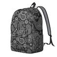 thumbnail image 2 of Unisex Bohemian Zipper Backpack, Chic Boho Print Rucksack with Front Pocket, Lightweight Daypack for School University Work Commute, Great Gift, 2 of 5