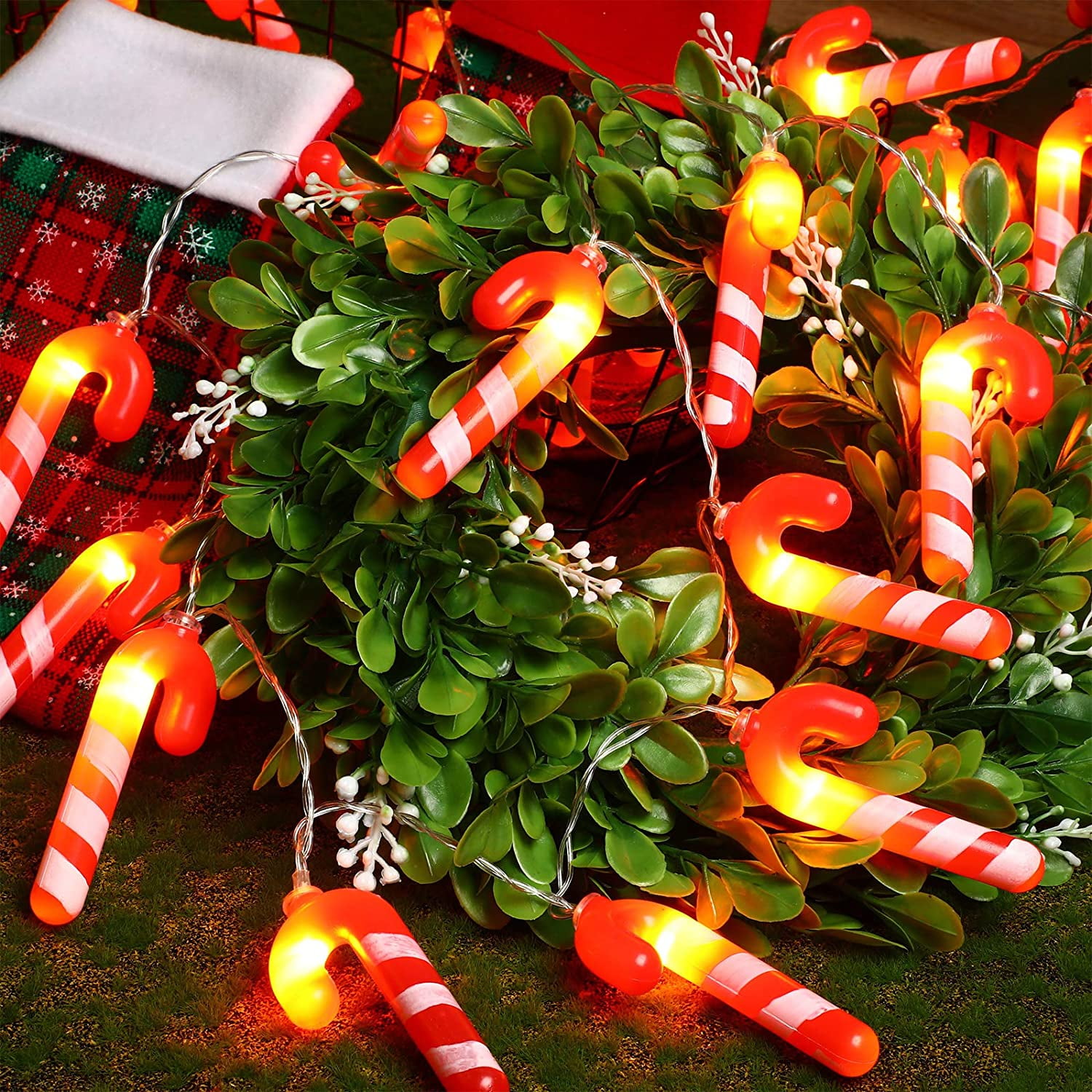 Candy Cane Christmas Lights Outdoor 