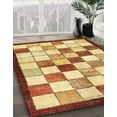 thumbnail image 2 of Ahgly Company Indoor Rectangle Abstract Chrome Gold Yellow Abstract Area Rugs, 4' x 6', 2 of 6