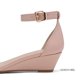 thumbnail image 2 of Sandalias de cuña Ingrid para mujer DREAM PAIRS 4.5 cm color rosa, 2 of 7