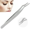 thumbnail image 4 of Lash , Eyelash Tweezers, Curved Stainless Steel Eyelash Extension Auxiliary Clip, Eyelashes  For False Lash Application Easily Apply And, 4 of 8