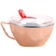thumbnail image 1 of GOOHOCHY Cuenco de fideos de acero inoxidable con asa y tapa, cuencos para sopa, recipiente aislante para alimentos (rosa), 1 of 8
