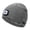 Gray, variant on Fleece Lined Bluetooth Beanie with a Light, Musical Stocking Cap with Headphones and Speaker Mic, LED Bluetooth Beanie Cool Gadgets for Men (Black)