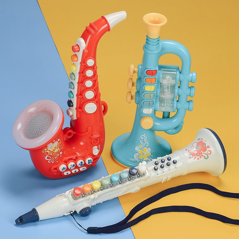 MAYNOS Toys Gaoshi Kids EightNote Saxophone Toy, Simulation Early