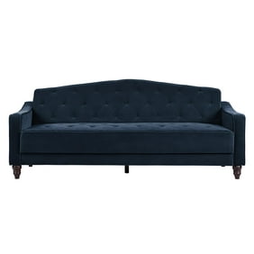 Classic Victorian Style Tufted Velvet Sofa Living Room Couch With