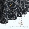 thumbnail image 6 of Spider Web Halloween Pattern Shower Curtain 72"x72" ,Bathroom Decorative Shower Curtains Set with 12 Hooks,Modern Waterproof Washable Shower Curtain, 6 of 6