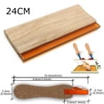 thumbnail image 1 of 24cm Silk Screen Printing Squeegee Blade Wood Handle Ink Scraper 65 Hardness ?, 1 of 6