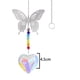 thumbnail image 2 of Atrapasueños de cristal de mariposa, máquina colgante de arcoíris de cristal para decoración de ventana, hogar y jardín, 2 of 5