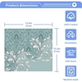 thumbnail image 2 of GZHJMY Retro Abstract Floral Wash Cloths 2 Pcs Small Cotton Wash Towels for Kitchen Bathroom, 2 of 5