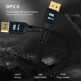 thumbnail image 4 of PENGXIANG 3m DisplayPort 2.0 Male Braided Cable 16K 60Hz 10K 60Hz HD Video DP Adapter, 4 of 7
